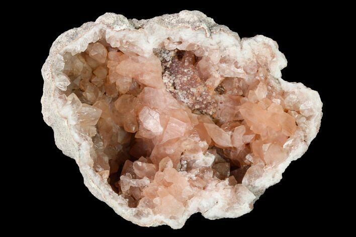 Sparkly, Pink Amethyst Geode (Half) - Argentina #147956